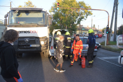 a baleset helyszíne