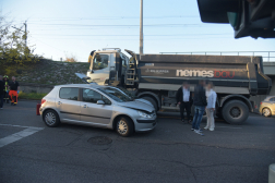 a baleset helyszíne