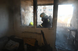 Tűz keletkezett egy XIII. kerületi társasházban