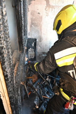 Tűz keletkezett egy XIII. kerületi társasházban