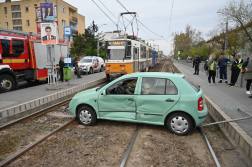 Karambol történt a XIII. kerületben