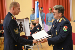 Tűzoltónapi ünnepség a Fővárosi Katasztrófavédelmi Igazgatóságon