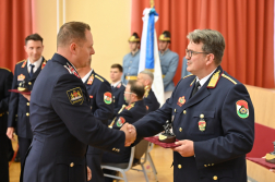 Tűzoltónapi ünnepség a Fővárosi Katasztrófavédelmi Igazgatóságon