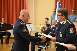 Tűzoltónapi ünnepség a Fővárosi Katasztrófavédelmi Igazgatóságon