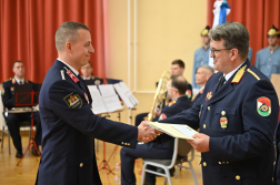 Tűzoltónapi ünnepség a Fővárosi Katasztrófavédelmi Igazgatóságon