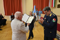 Tűzoltónapi ünnepség a Fővárosi Katasztrófavédelmi Igazgatóságon
