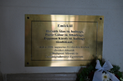 Megemlékezés a hősi halált halt tűzoltókról