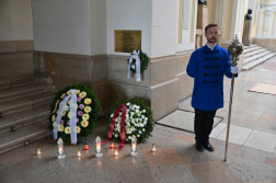 Megemlékezés a hősi halált halt tűzoltókról