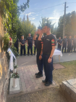 Megemlékezés a hősi halált halt tűzoltókról