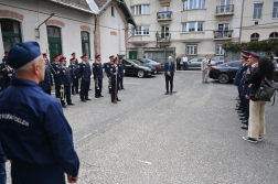 Ünnepség a 135 éves budavári tűzoltó laktanyában