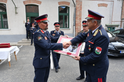 Ünnepség a 135 éves budavári tűzoltó laktanyában