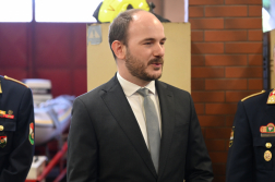 Ünnepség a Belvárosi Katasztrófavédelmi Őrsön