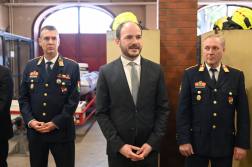 Ünnepség a Belvárosi Katasztrófavédelmi Őrsön
