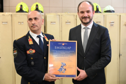 Ünnepség a Belvárosi Katasztrófavédelmi Őrsön