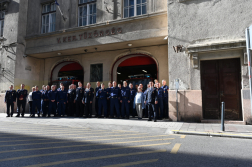 Ünnepség a Belvárosi Katasztrófavédelmi Őrsön