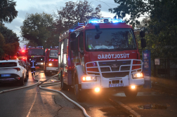 Robbanás történt és tűz keletkezett egy II. kerületi társasházban
