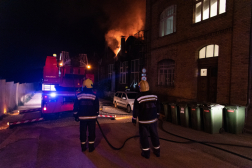 tűzoltók a helyszínen