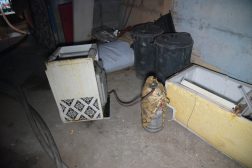 kiégett lakásbelső